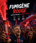 Fumigène Rouge Intense - Spécial Finale PSG