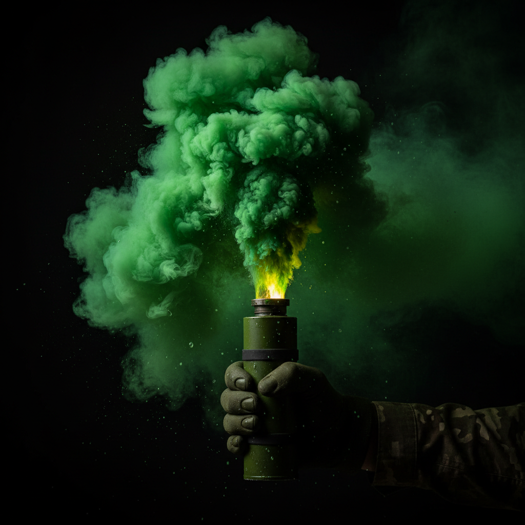 Fumigène Vert